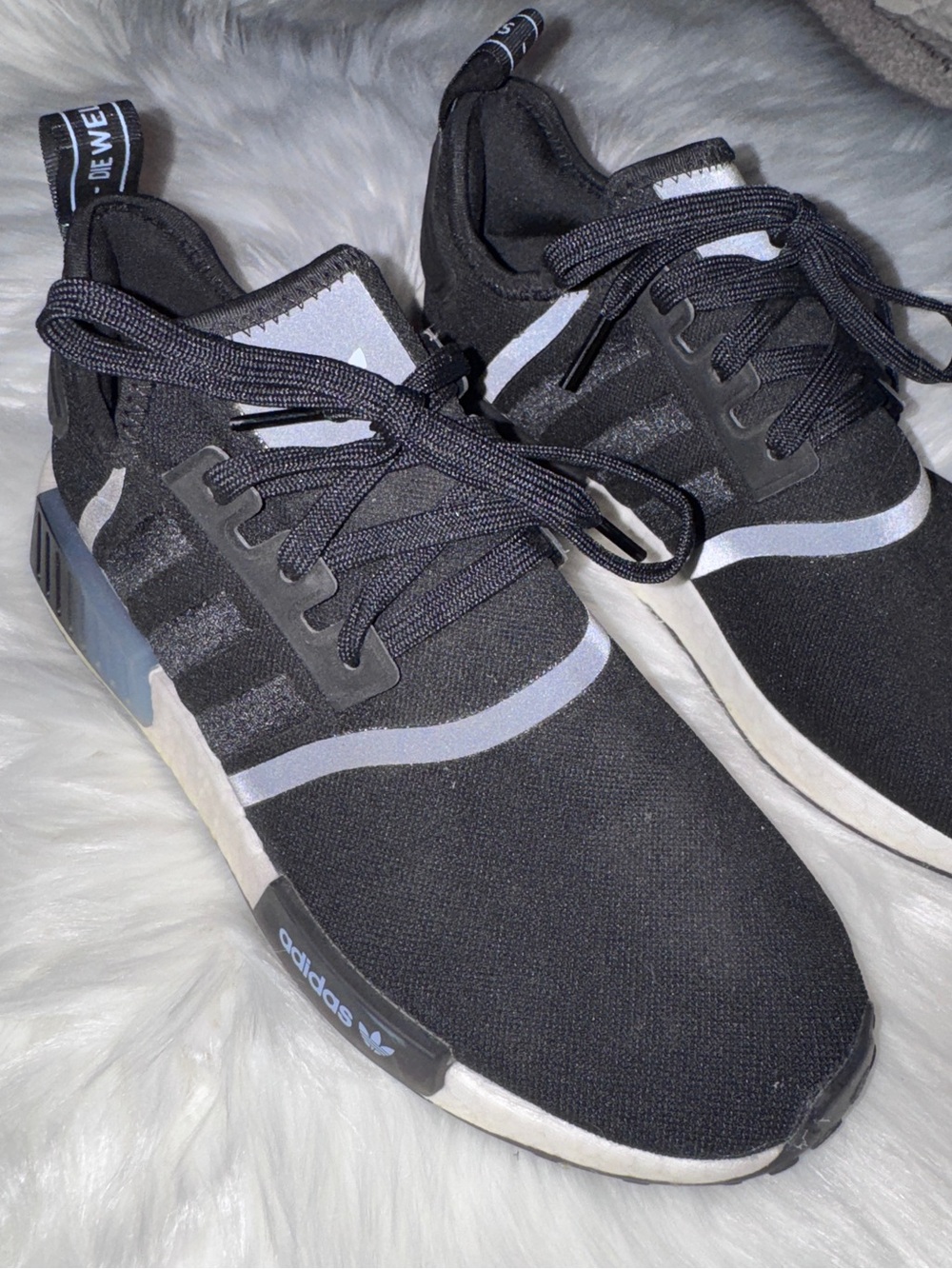 adidas Black and White Women's Athletic Sneakers